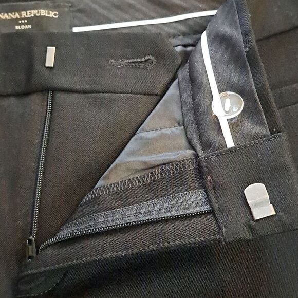 BANANA REPUBLIC Factory Sloan Pant, Black, Size 4 Petite, NWT - Picture 5 of 8